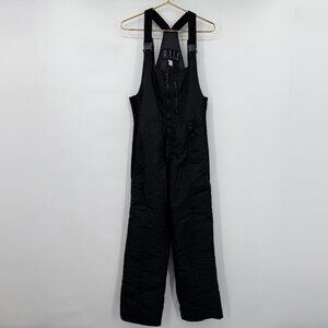 Ossi Skiwear Black Insulated Snow Bib Overalls Women's Vtg Winter Ski Pants S